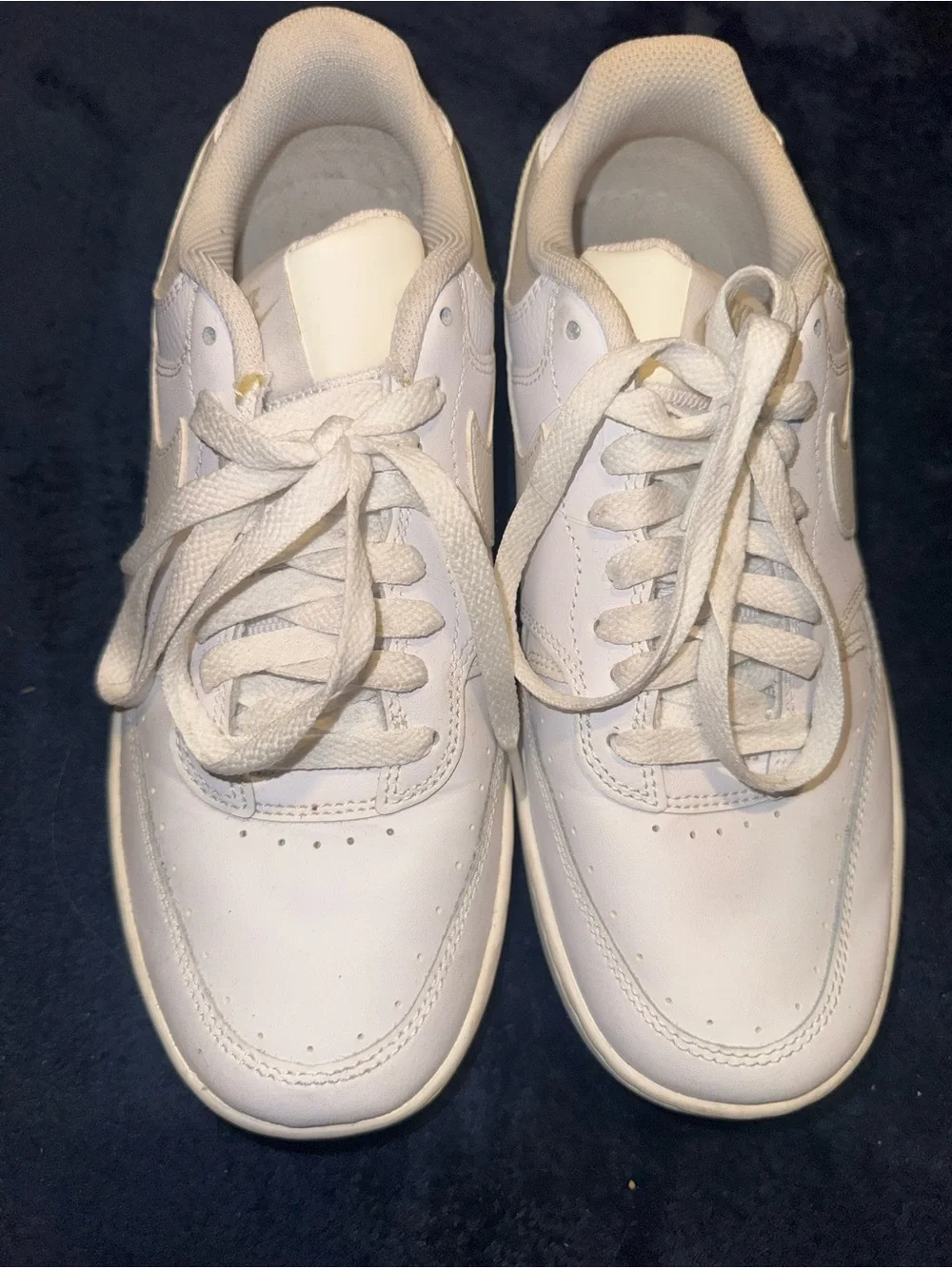 Nike Women’s White Low-Top Leather Sneakers